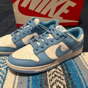 Nike Dunk Low UNC Carolina Dunks Lows University Blue Size 12.5